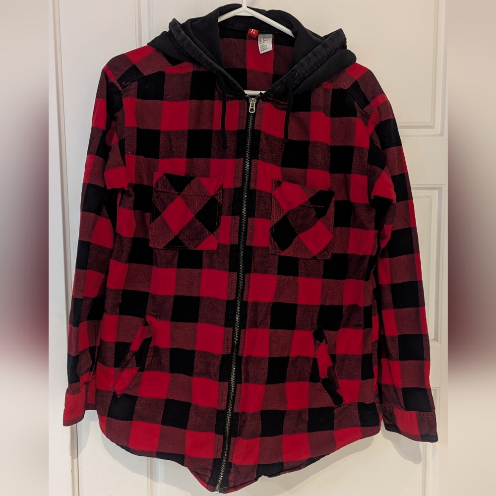 Plaid hoodie